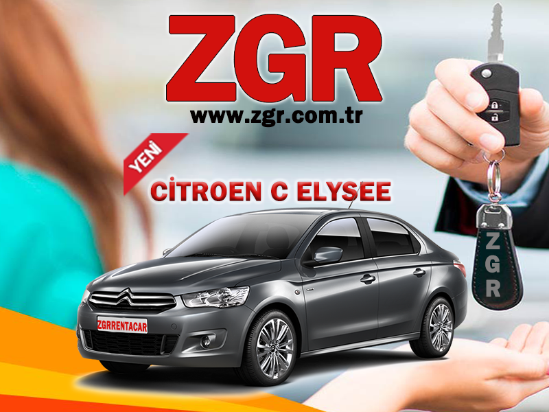 Citroen C Elysee Rental Campaign in Izmir