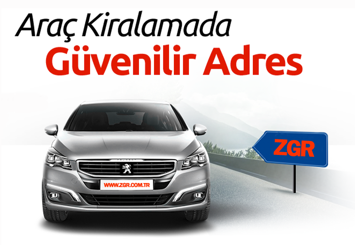 İzmir rent a car ihtiyacı için yıllardır hizmet veren ZGR rent a car
