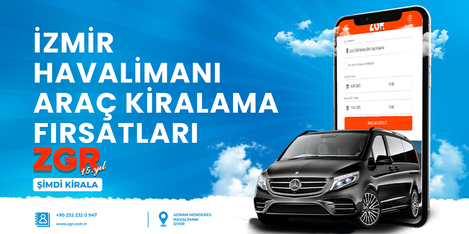Adnan Menderes Havalimanı Araç Kiralama Seçenekleri