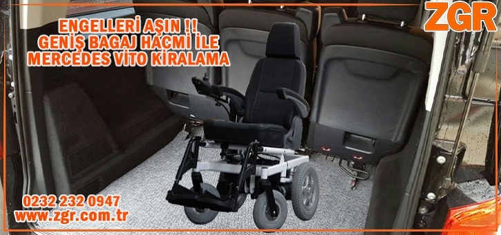 Tekerlikli sandalye size engel olmasın bir araç mı kiralamak istiyorsunuz?